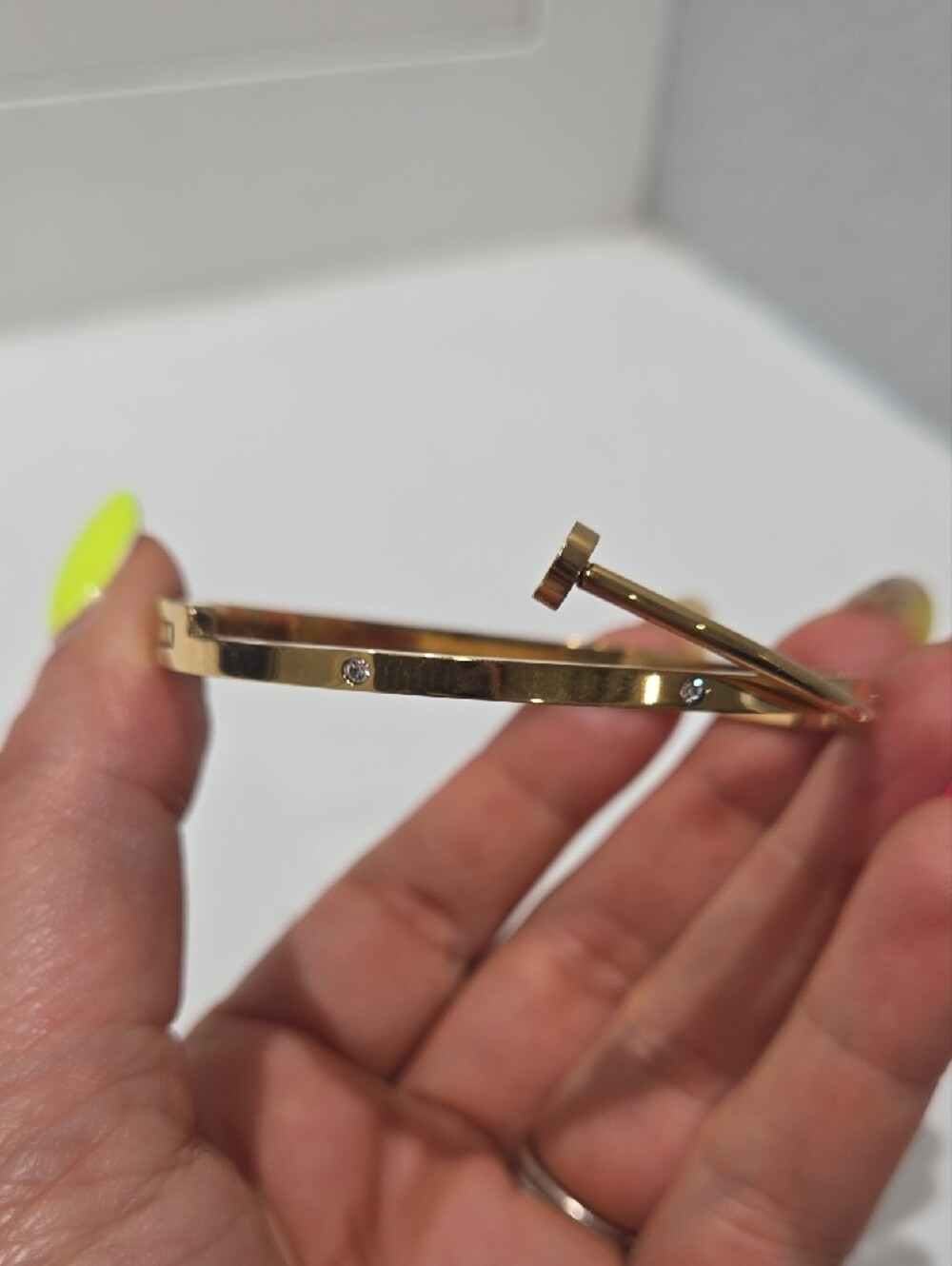 14k Gold Filled Nail Bangle